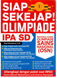 Siap Sekejap! Olimpiade IPA SD: Rahasia Juara Olimpiade Sains Nasional (OSN)