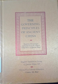 The Govering Principles Of Ancient China