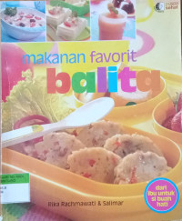 Makanan Favorit Balita