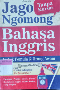 Jago ngomong bahasa inggris