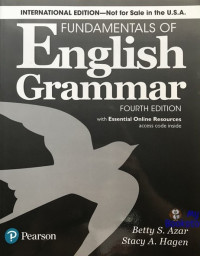 Fundamentals of English Grammar, Fourth Edition with Essential Online Resources