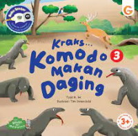 Kraks... Komodo Makan Daging