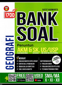1700 Bank Soal Geografi SMA/MA X-XI-XII